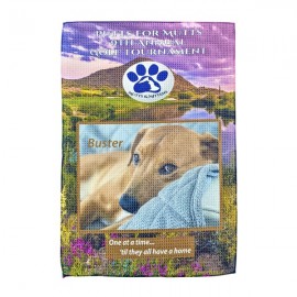 Waffle Weave Tea Towel Logo Branded