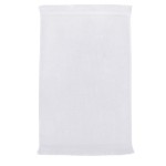 Premium Fringed Velour Towel (White Towel, Screen Printed) Custom Embroidered