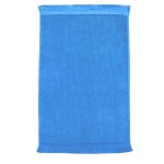 Logo Branded Premium Fringed Velour Towel (Color Towel, Embroidered)