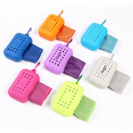 Logo Branded Portable Sports Colding Towel  Logo Branded Portable Sports Colding Towel