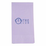 Custom Embroidered Lavender 3 Ply Paper Guest Towels
