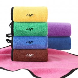 Microfiber Towel Car Cleaning Drying Cloth Logo Branded