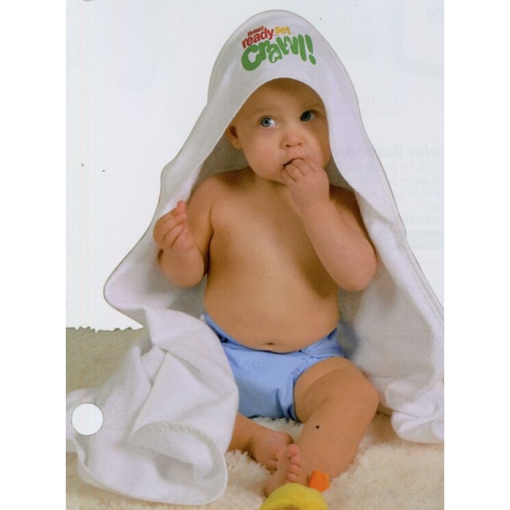 Hooded Baby Towel Logo Branded