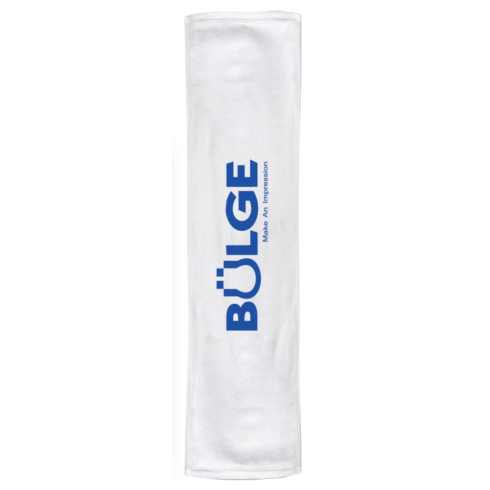 Fitness Towel (11"x44") - Printed (White) Custom Embroidered Fitness Towel (11"x44") - Printed (White) Custom Embroidered