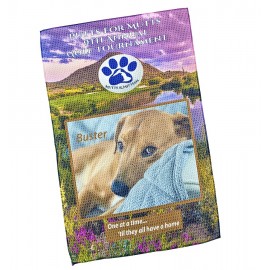 Custom Imprinted Sublimated Waffle Weave Towel - Sublimation