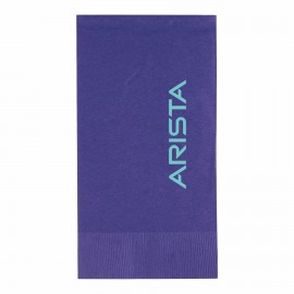 Custom Imprinted Purple 3 Ply Paper Guest Towels