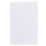 Premium Velour Hand & Sport Towel (White Towel, Screen Printed) Logo Branded