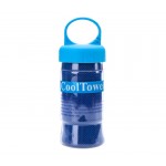 Custom Imprinted Cooling Towel - Plastic Bottle