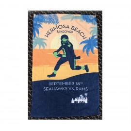 Dye Sublimation Rally Towel Custom Embroidered