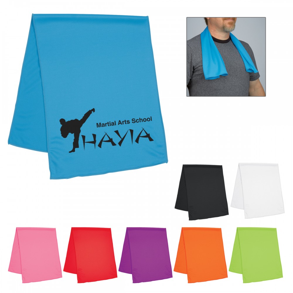 Custom Embroidered Super Dry Cooling Towel Custom Embroidered Super Dry Cooling Towel