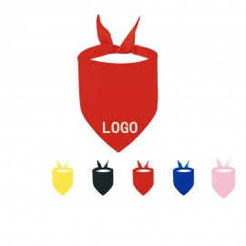 Custom Imprinted Dog Triangle Scarfs