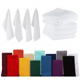 Custom Embroidered High Quality Customizable Cotton Washcloths/Face Cloths Towels