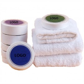 Compressed Cotton Towel with Logo