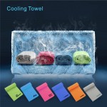 CT05 Utral Cold Cooling Towels(40"x 12") Ice Towel Microfiber Towel Custom Imprinted