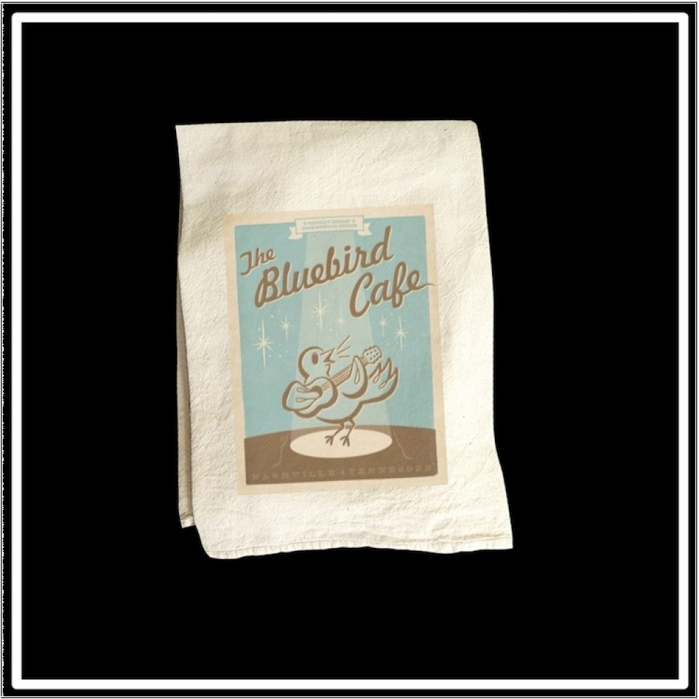 Vintage Flour Sack Towel with Custom Print Logo Branded