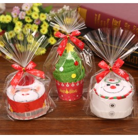 Baby Face Towels Hand Towels Christmas Cake Modeling Cotton Towel Shower Gift Logo Branded