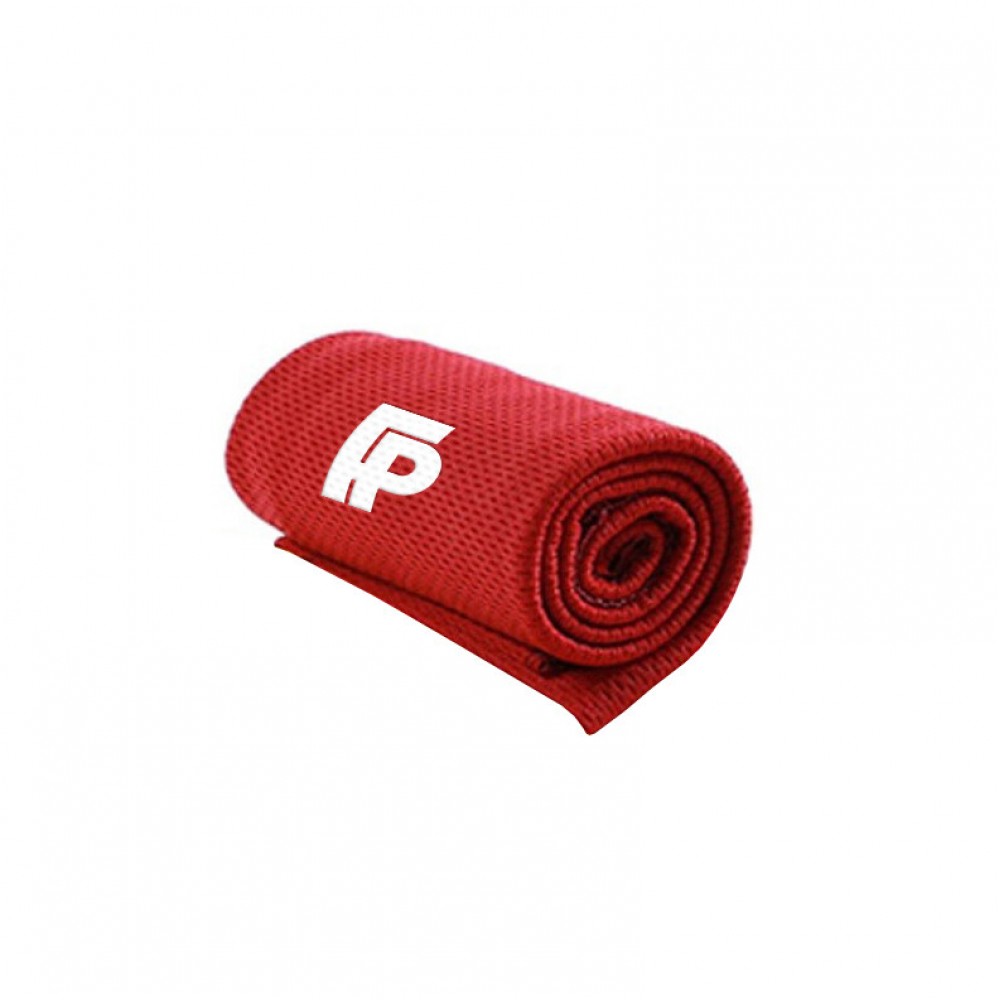 Polyester Sports Cooling Towel Logo Branded Polyester Sports Cooling Towel Logo Branded