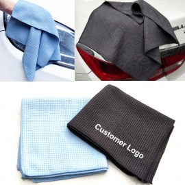 Custom Embroidered Car Washing Microfiber Towel