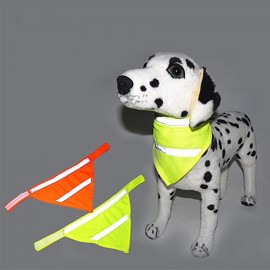 Custom Dog Pet Reflective Bandana Triangular Towel