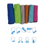 Custom Embroidered Instant Cooling Towel for Sports