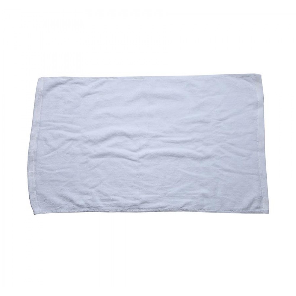 3.5 lbs/dzn Deluxed Hemmed Hand/Golf Towel (16"x25") - Printed (White) Custom Imprinted
