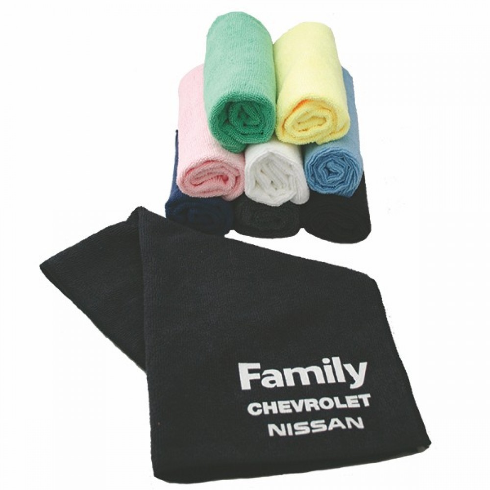 Customized Micro Fiber Towel Custom Embroidered