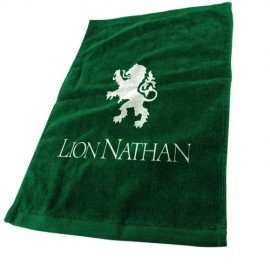 Logo Branded Rally Velour Rush Colored Hand Towel (11"x18")