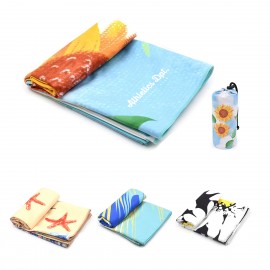 Custom Imprinted Microfiber Easy-drying Sports Towel  Custom Imprinted Microfiber Easy-drying Sports Towel