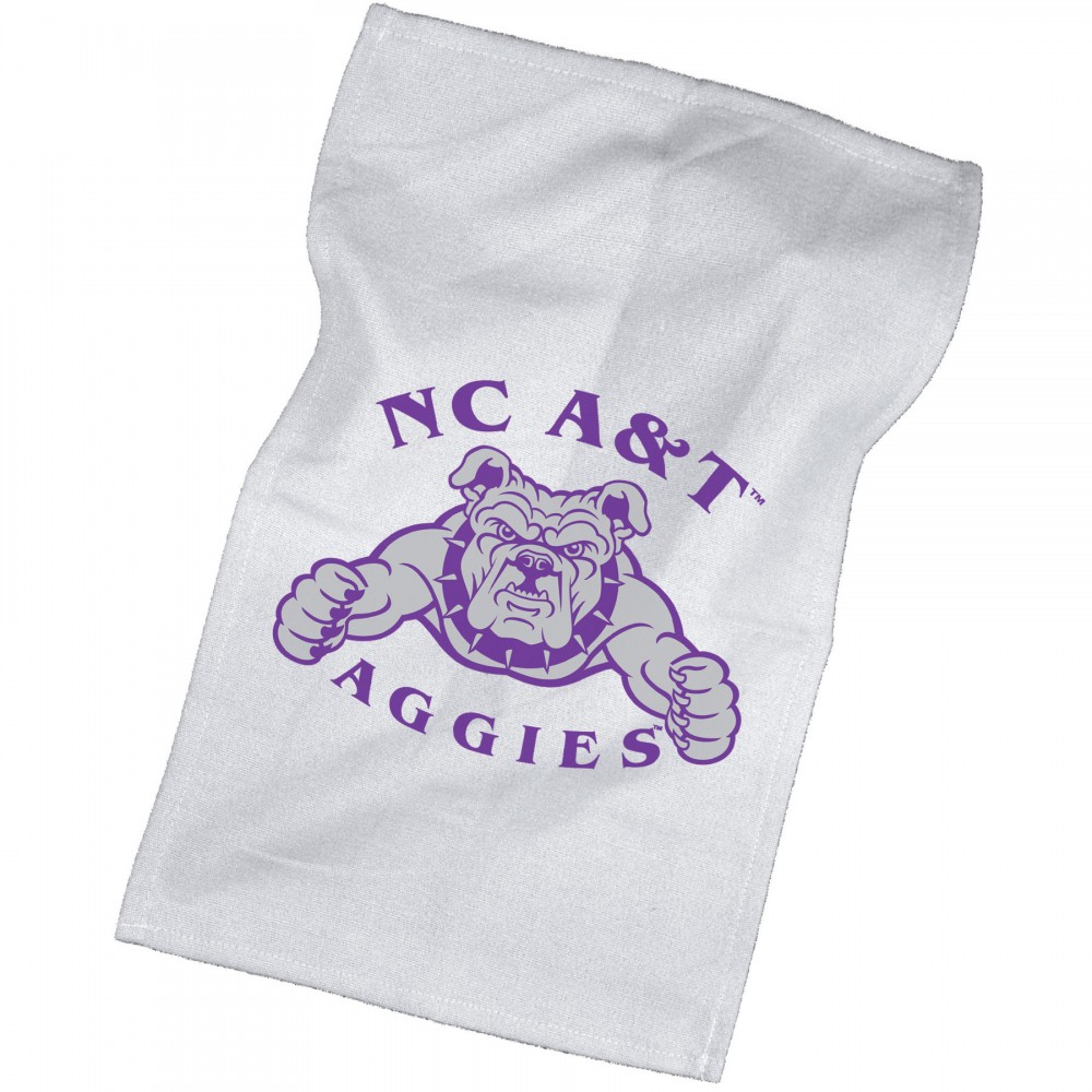 11"x18" White Rally Towel Custom Imprinted