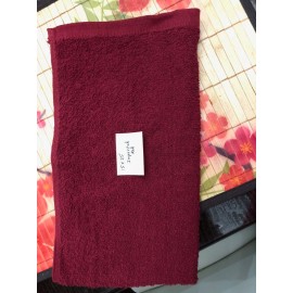 2.25lbs/dzn Terry Hand Towel Hemmed Ends Custom Embroidered