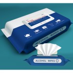 50 Pumped Alcohol Wipes Custom Embroidered