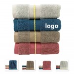 Logo Branded Premium Satin Jacquard Terry Velour Hand Towel