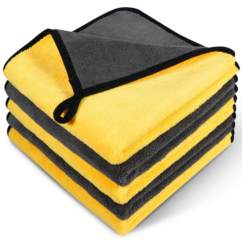 Double-Sided Microfiber Towel Logo Branded Double-Sided Microfiber Towel Logo Branded