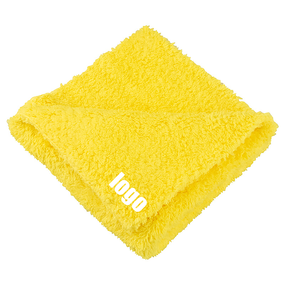 Logo Branded Double-Faced Plush Car Drying Towel
