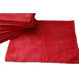 Micro Fiber Red Terry Towels 16x16 (Imprint Included) Custom Imprinted