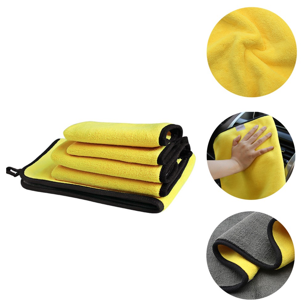 Double-layer Car Micro Fiber Towels Custom Embroidered Double-layer Car Micro Fiber Towels Custom Embroidered