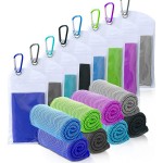 Breathable Microfiber Cooling Neck Towel Custom Imprinted