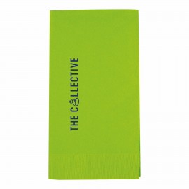 Logo Branded Lime 3 Ply Paper Guest Towels