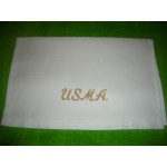 Custom Embroidered Linen Look Kitchen Towel