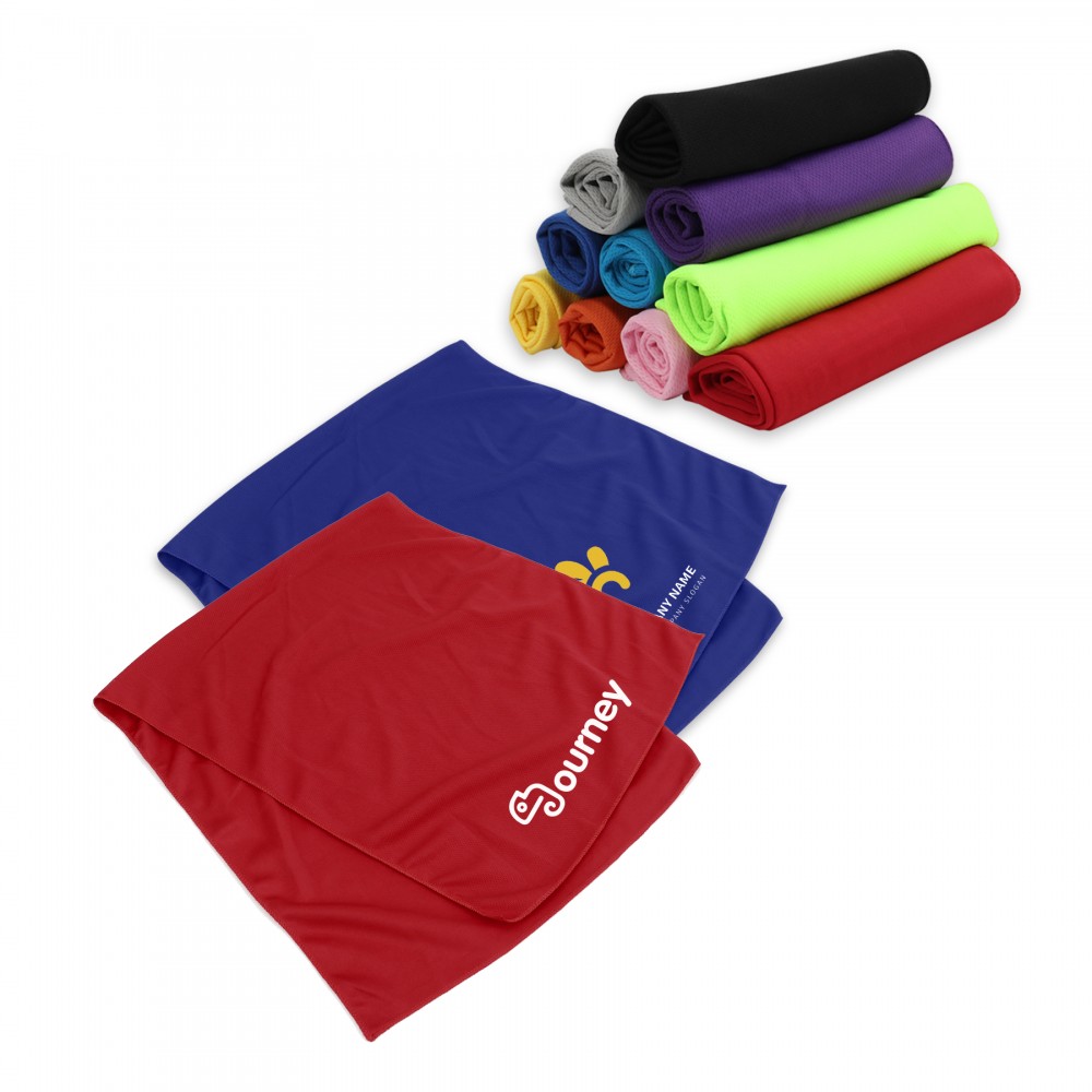 Custom Imprinted Super Dry Polyester Cooling Towel (11.8" x 31.5") Custom Imprinted Super Dry Polyester Cooling Towel (11.8" x 31.5")