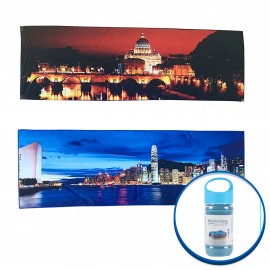 Cooling Towel - Full Color Imprint - Plastic Bottle Custom Imprinted