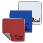 6"x 6" "DoubleSide" 2-in-1 Spot Color Microfiber Cleaning Cloth & Towel Logo Branded