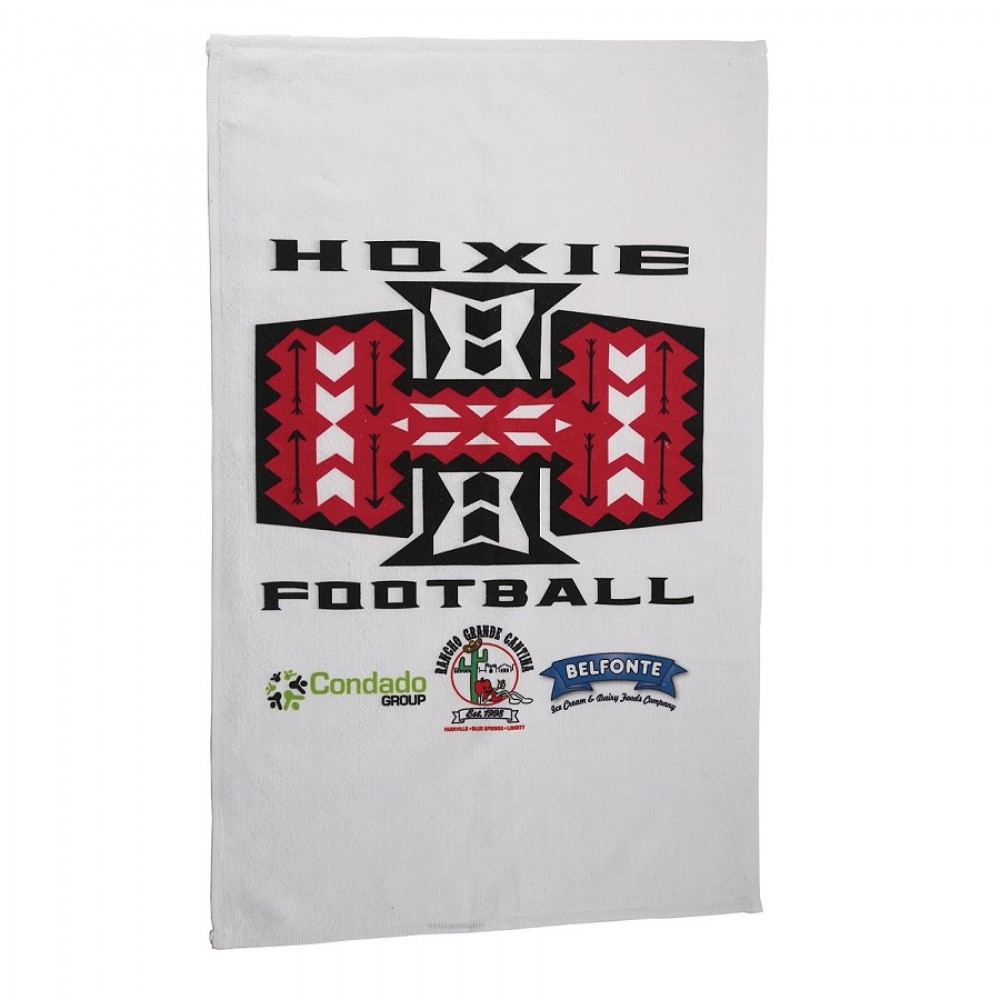 Custom Embroidered 16 x 25 Silk Touch Sublimated Golf/Hand Towel - Sublimation