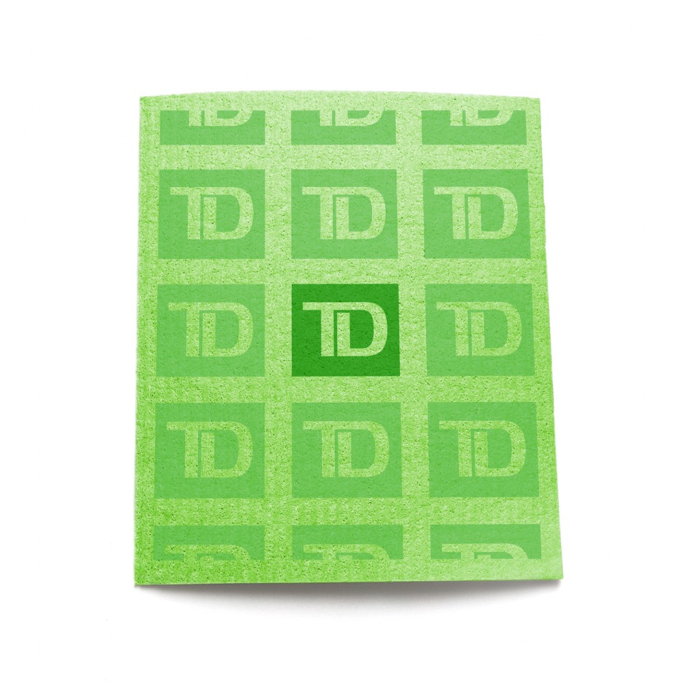 Custom Embroidered The Kliin Large Reusable & Compostable Towel Custom Embroidered The Kliin Large Reusable & Compostable Towel