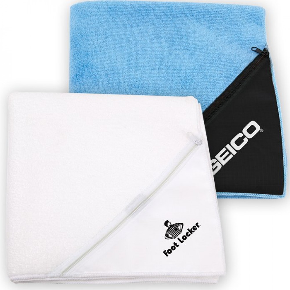 Microfiber Fitness Towel Logo Branded Microfiber Fitness Towel Logo Branded