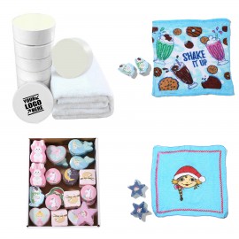 Compressed Cotton Towel With Digital Active Printing MOQ 100pcs Custom Embroidered