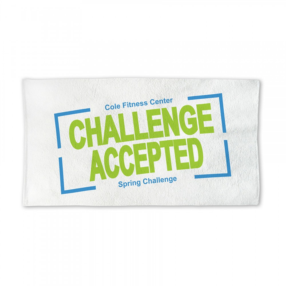 Active Lifestyle Screened Towel (24"x42") Custom Embroidered