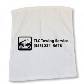 Custom Imprinted Rally Velour Hemmed Towel (15"x18")