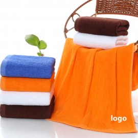 Logo Branded 21S/S Cotton Floor Towel