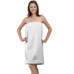 Logo Branded Women's Premium Terry Velour Spa Wrap (Embroidered)